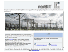 Tablet Screenshot of norbit.de